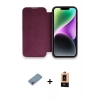 MARSİLYAN™- iPhone 13 Pro Max Kılıf Siluet Minimal Serisi - Şeffaf Maxco Cam Ekran Koruyucu + Shine Kamera Lens Koruma Cam - GI