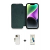 MARSİLYAN™- iPhone 13 Pro Max Kılıf Siluet Minimal Serisi - Şeffaf Pasifik Cam Ekran Koruyucu + Shine Kamera Lens - GD