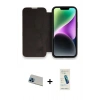 MARSİLYAN™- iPhone 13 Pro Max Kılıf Siluet Minimal Serisi - Şeffaf Pasifik Cam Ekran Koruyucu + Mavi Rainbow Kamera Lens Koruma Cam