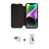 MARSİLYAN™- iPhone 13 Pro Max Kılıf Siluet Minimal Serisi - Şeffaf Pasifik Cam Ekran Koruyucu + Pers Alüminyum Kamera Lens - GI