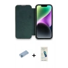 MARSİLYAN™- iPhone 13 Pro Max Kılıf Siluet Minimal Serisi - Şeffaf Pasifik Cam Ekran Koruyucu + Shine Kamera Lens Koruma Cam - MI