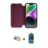 MARSİLYAN™- iPhone 13 Pro Max Kılıf Siluet Minimal Serisi - Siyah 18D Cam Ekran Koruyucu + Rainbow Kamera Lens Koruma Cam - REGD