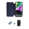 MARSİLYAN™- iPhone 13 Pro Max Kılıf Siluet Minimal Serisi - Siyah 3D Antistatik Hayalet Cam Ekran Koruyucu + Shine Kamera Lens Koruma Cam - PE