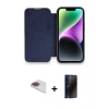 MARSİLYAN™- iPhone 13 Pro Max Kılıf Siluet Minimal Serisi - Siyah 3D Antistatik Hayalet Cam Ekran Koruyucu + Pers Alüminyum Kamera Lens - GI