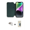 MARSİLYAN™- iPhone 13 Pro Max Kılıf Siluet Minimal Serisi - Siyah 6D Mat Seramik Hayalet Nano Ekran Koruyucu + Pers Alüminyum Kamera Lens - GD