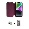 MARSİLYAN™- iPhone 13 Pro Max Kılıf Siluet Minimal Serisi - Siyah Bilvis Hayalet Cam Ekran Koruyucu + Rainbow Kamera Lens Koruma Cam - BZ
