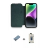 MARSİLYAN™- iPhone 13 Pro Max Kılıf Siluet Minimal Serisi - Siyah Bilvis Hayalet Cam Ekran Koruyucu + Shine Kamera Lens Koruma Cam - GI