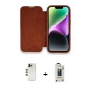 MARSİLYAN™- iPhone 13 Pro Max Kılıf Siluet Minimal Serisi - Siyah Bilvis Hayalet Cam Ekran Koruyucu + Shine Kamera Lens - GD
