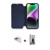 MARSİLYAN™- iPhone 13 Pro Max Kılıf Siluet Minimal Serisi - Siyah Bilvis Hayalet Cam Ekran Koruyucu + Pers Alüminyum Kamera Lens - GD