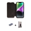 MARSİLYAN™- iPhone 13 Pro Max Kılıf Siluet Minimal Serisi - Siyah Bilvis Hayalet Cam Ekran Koruyucu + Renkli Kamera Lens Koruma Cam - MI