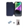MARSİLYAN™- iPhone 13 Pro Max Kılıf Siluet Minimal Serisi - Siyah Bilvis Hayalet Cam Ekran Koruyucu + Shine Kamera Lens Koruma Cam - MI