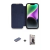 MARSİLYAN™- iPhone 13 Pro Max Kılıf Siluet Minimal Serisi - Siyah Bilvis Hayalet Cam Ekran Koruyucu + Renkli Kamera Lens Koruma Cam - MI