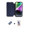 MARSİLYAN™- iPhone 13 Pro Max Kılıf Siluet Minimal Serisi - Siyah Joko 5D Cam + Açık Yeşil Metal Kamera Lens Koruma Cam