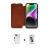 MARSİLYAN™- iPhone 13 Pro Max Kılıf Siluet Minimal Serisi - Siyah Joko 5D Cam + Shine Kamera Lens - GD