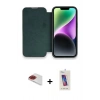MARSİLYAN™- iPhone 13 Pro Max Kılıf Siluet Minimal Serisi - Siyah Joko 5D Cam + Pers Alüminyum Kamera Lens - KI