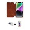 MARSİLYAN™- iPhone 13 Pro Max Kılıf Siluet Minimal Serisi - Siyah Joko 5D Cam + Pers Alüminyum Kamera Lens - LT