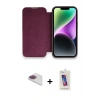 MARSİLYAN™- iPhone 13 Pro Max Kılıf Siluet Minimal Serisi - Siyah Joko 5D Cam + Pers Alüminyum Kamera Lens - GI