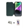 MARSİLYAN™- iPhone 13 Pro Max Kılıf Siluet Minimal Serisi - Siyah Joko 5D Cam + Rainbow Kamera Lens Koruma Cam - BZ