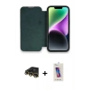 MARSİLYAN™- iPhone 13 Pro Max Kılıf Siluet Minimal Serisi - Siyah Joko 5D Cam + Raze Metal Kamera Lens - GD