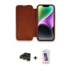 MARSİLYAN™- iPhone 13 Pro Max Kılıf Siluet Minimal Serisi - Siyah Joko 5D Cam + Raze Metal Kamera Lens - GD