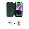 MARSİLYAN™- iPhone 13 Pro Max Kılıf Siluet Minimal Serisi - Siyah Joko 5D Cam + Pers Alüminyum Kamera Lens - SABE