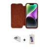 MARSİLYAN™- iPhone 13 Pro Max Kılıf Siluet Minimal Serisi - Siyah Joko 5D Cam + Pers Alüminyum Kamera Lens - SABE