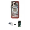 MARSİLYAN™- iPhone 13 Pro Max Kılıf Siluet Modern Koleksiyonu - Şeffaf 360 Full Body Arka Koruyucu + Pers Alüminyum Kamera Lens - LT