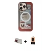 MARSİLYAN™- iPhone 13 Pro Max Kılıf Siluet Modern Koleksiyonu - Şeffaf Maxco Cam Ekran Koruyucu + Rainbow Kamera Lens Koruma Cam - KI