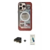 MARSİLYAN™- iPhone 13 Pro Max Kılıf Siluet Modern Koleksiyonu - Şeffaf Pasifik Cam Ekran Koruyucu + Raze Metal Kamera Lens - GD