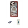 MARSİLYAN™- iPhone 13 Pro Max Kılıf Siluet Modern Koleksiyonu - Şeffaf Pasifik Cam Ekran Koruyucu + Renkli Kamera Lens Koruma Cam - PE