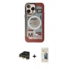 MARSİLYAN™- iPhone 13 Pro Max Kılıf Siluet Modern Koleksiyonu - Siyah 6D Mat Seramik Hayalet Nano Ekran Koruyucu + Raze Metal Kamera Lens - GD