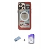 MARSİLYAN™- iPhone 13 Pro Max Kılıf Siluet Modern Koleksiyonu - Siyah Bilvis 5in1 3D Magic Cam Ekran Koruyucu + Shine Kamera Lens Koruma Cam - MI