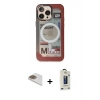 MARSİLYAN™- iPhone 13 Pro Max Kılıf Siluet Modern Koleksiyonu - Siyah Bilvis Hayalet Cam Ekran Koruyucu + Pers Alüminyum Kamera Lens - GD