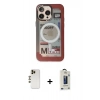 MARSİLYAN™- iPhone 13 Pro Max Kılıf Siluet Modern Koleksiyonu - Siyah Bilvis Hayalet Cam Ekran Koruyucu + Shine Kamera Lens - GD