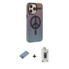 MARSİLYAN™- iPhone 13 Pro Max Kılıf Siluet Modern Koleksiyonu - Siyah Bilvis Hayalet Cam Ekran Koruyucu + Shine Kamera Lens Koruma Cam - GI