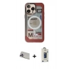 MARSİLYAN™- iPhone 13 Pro Max Kılıf Siluet Modern Koleksiyonu - Siyah Bilvis Hayalet Cam Ekran Koruyucu + Rainbow Kamera Lens Koruma Cam - MR