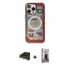 MARSİLYAN™- iPhone 13 Pro Max Kılıf Siluet Modern Koleksiyonu - Siyah Bilvis Hayalet Cam Ekran Koruyucu + Raze Metal Kamera Lens - GD