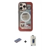 MARSİLYAN™- iPhone 13 Pro Max Kılıf Siluet Modern Koleksiyonu - Siyah Bilvis Hayalet Cam Ekran Koruyucu + Renkli Kamera Lens Koruma Cam - PE