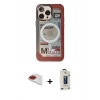MARSİLYAN™- iPhone 13 Pro Max Kılıf Siluet Modern Koleksiyonu - Siyah Bilvis Hayalet Cam Ekran Koruyucu + Pers Alüminyum Kamera Lens - KI