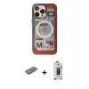 MARSİLYAN™- iPhone 13 Pro Max Kılıf Siluet Modern Koleksiyonu - Siyah Bilvis Hayalet Cam Ekran Koruyucu + Renkli Kamera Lens Koruma Cam - YL