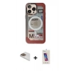 MARSİLYAN™- iPhone 13 Pro Max Kılıf Siluet Modern Koleksiyonu - Siyah Joko 5D Cam + Pers Alüminyum Kamera Lens - GD