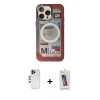 MARSİLYAN™- iPhone 13 Pro Max Kılıf Siluet Modern Koleksiyonu - Siyah Joko 5D Cam + Shine Kamera Lens - GD