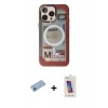 MARSİLYAN™- iPhone 13 Pro Max Kılıf Siluet Modern Koleksiyonu - Siyah Joko 5D Cam + Shine Kamera Lens Koruma Cam - MI