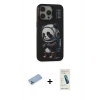 MARSİLYAN™- iPhone 13 Pro Max Kılıf Siluet Modern Özel Seri - Şeffaf Pasifik Cam Ekran Koruyucu + Shine Kamera Lens Koruma Cam - MI