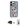 MARSİLYAN™- iPhone 13 Pro Max Kılıf Siluet Modern Özel Seri - Siyah 6D Mat Seramik Hayalet Nano Ekran Koruyucu + Raze Metal Kamera Lens - GD
