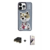 MARSİLYAN™- iPhone 13 Pro Max Kılıf Siluet Modern Özel Seri - Siyah Bilvis 3D Mat Cam Ekran Koruyucu + Raze Metal Kamera Lens - GD