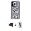 MARSİLYAN™- iPhone 13 Pro Max Kılıf Siluet Modern Özel Seri - Siyah Joko 5D Cam + Raze Metal Kamera Lens - GD