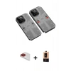 MARSİLYAN™- iPhone 13 Pro Max Kılıf Ufuk Doku Prime - Şeffaf Maxco Cam Ekran Koruyucu + Pers Alüminyum Kamera Lens - KI