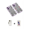 MARSİLYAN™- iPhone 13 Pro Max Kılıf Ufuk Doku Prime - Siyah Joko 5D Cam + Shine Kamera Lens - GD