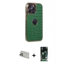 MARSİLYAN™- iPhone 13 Pro Max Kılıf Ufuk Form Prime - Şeffaf 360 Full Body Arka Koruyucu + Rainbow Kamera Lens Koruma Cam - BZ